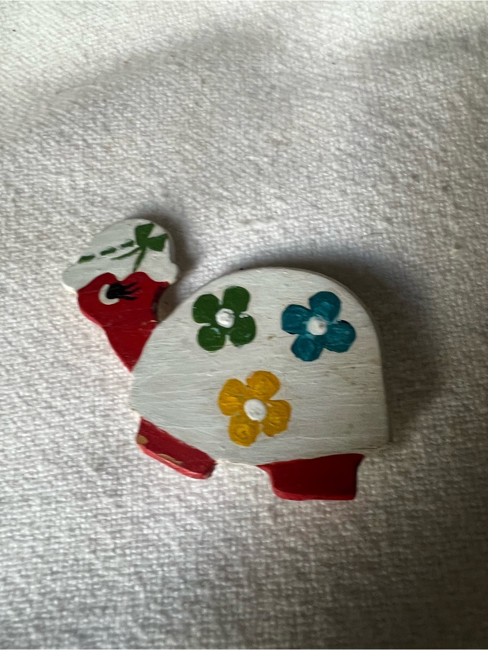 Vintage turtle magnet